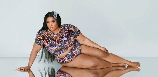 Lizzo poses in her shapewear