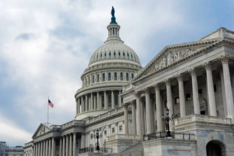 The US Capitol Building in Washington, DC.