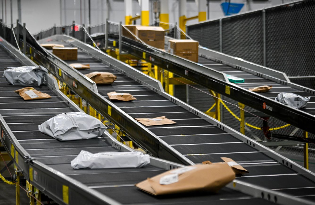 An Amazon fulfillment center