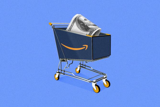 $100 bill in Amazon shopping cart