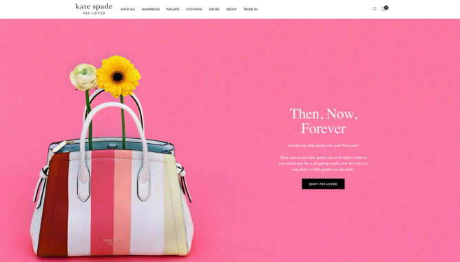 Kate Spade was one of many brands to launch a resale program in 2023.