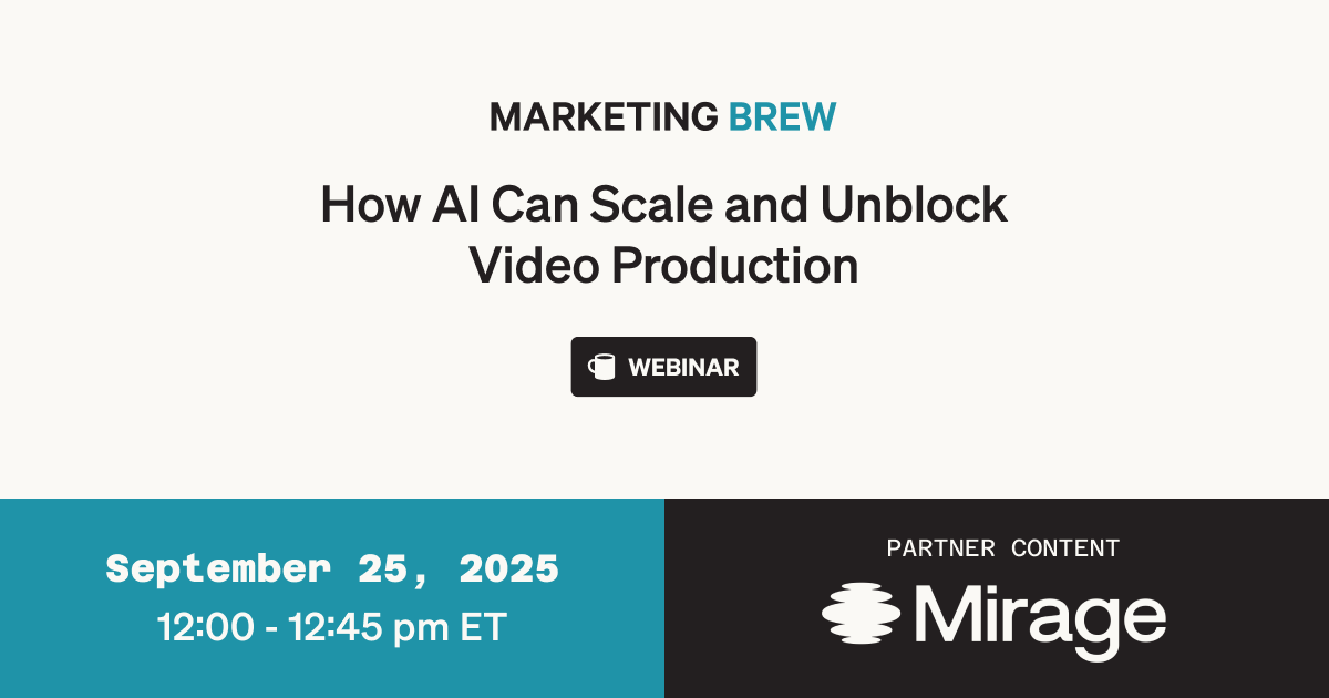 How AI Can Scale and Unblock Video Production | Marketing Brew