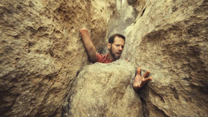 Outdoorsman Aron Ralston is featured in Columbia's new brand campaign