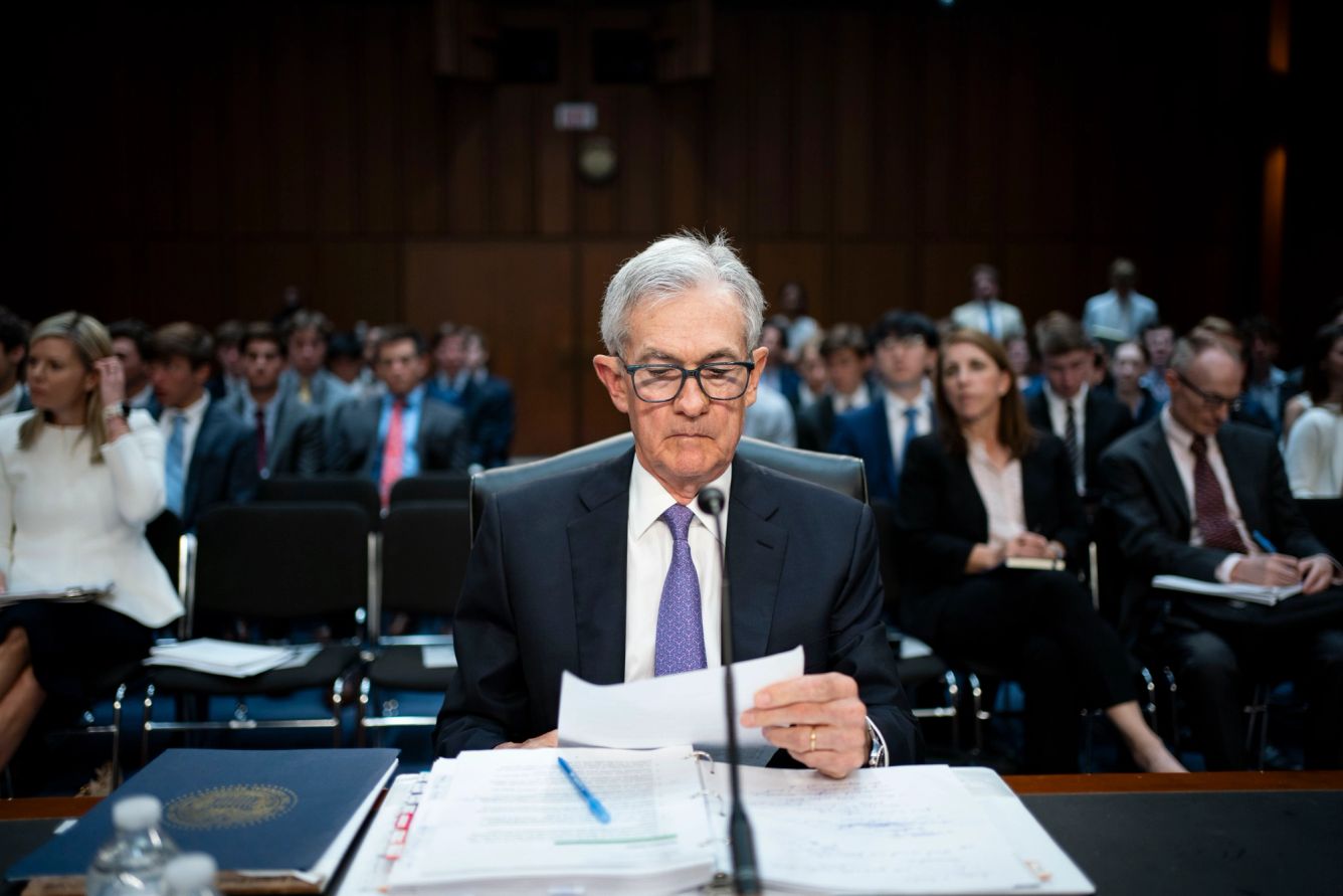 Jerome Powell at congressional hearing
