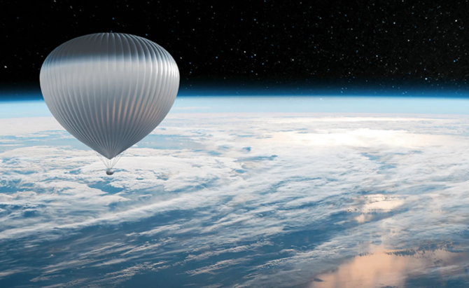 Zephalto's space balloon rendering