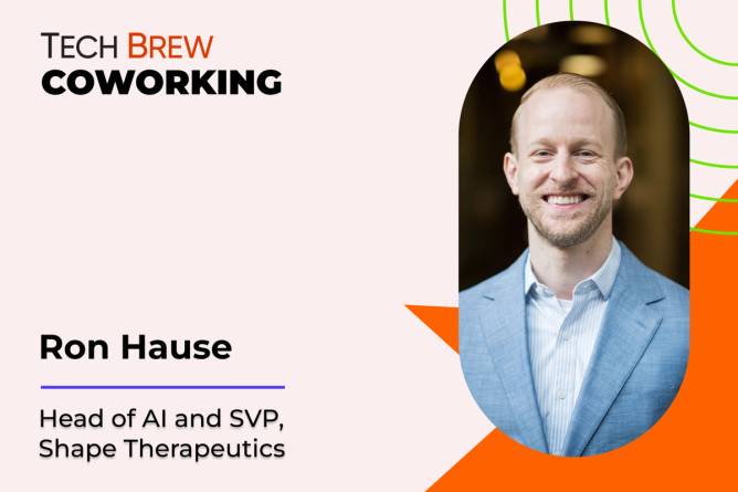 Graphic featuring a headshot of Ron Hause of Shape Therapeutics