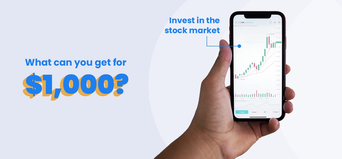 Get $1,000 to invest 