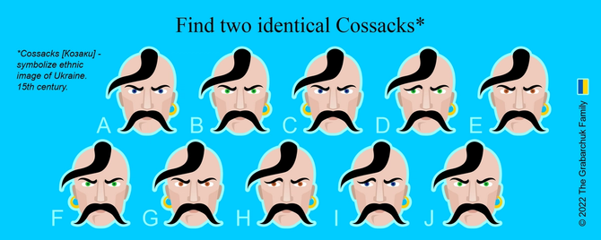Cossack visual puzzle