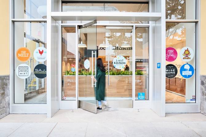 Entrance to Local Kitchens location