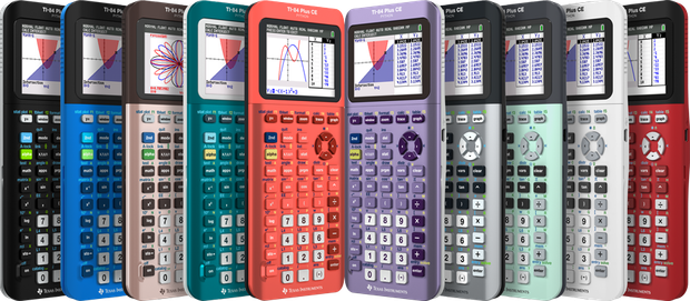 A bunch of Texas Instruments calculators.