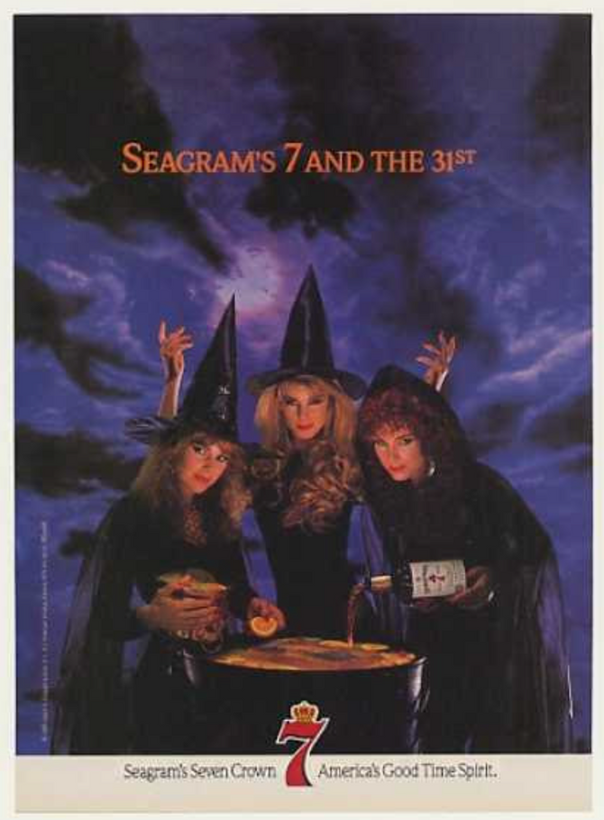 Old Seagram's ad