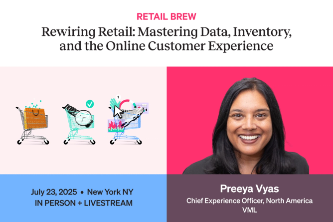 Retail Brew event promo