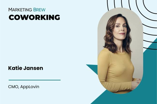 AppLovin CMO Katie Jansen in Marketing Brew's Coworking series