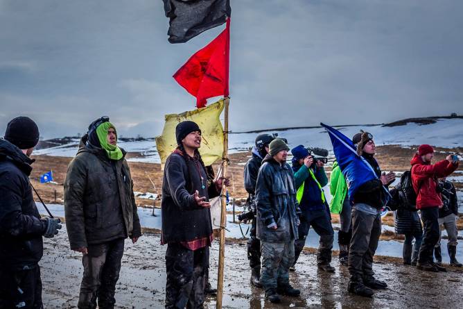 Dakota Access Pipeline protesters