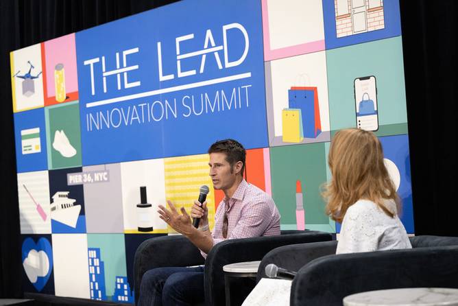 James Reinhart speaks at the Lead Innovation Summit.