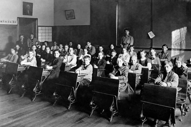 vintage classroom photo
