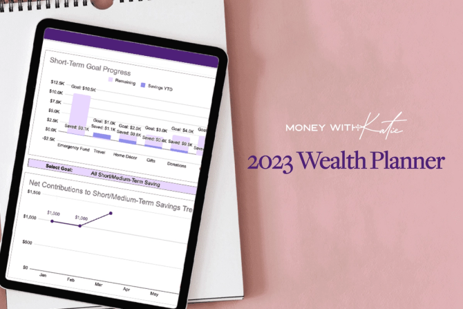 2023 Wealth Planner spreadsheet