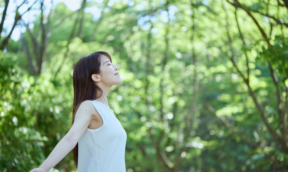 Young woman relaxing