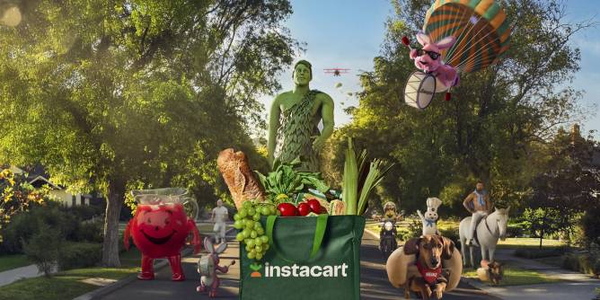 Instacart Super Bowl ad