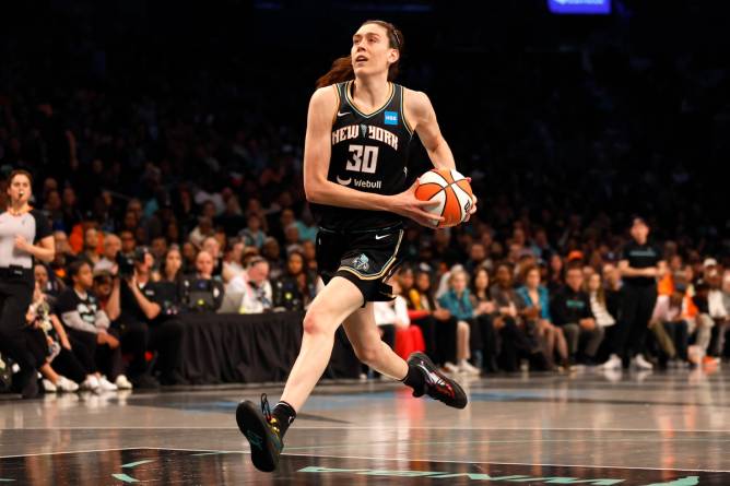 Breanna Stewart at the 2023 WNBA Finals