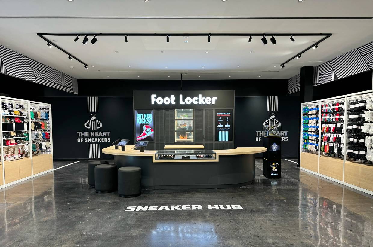 Foot Locker sneaker hub