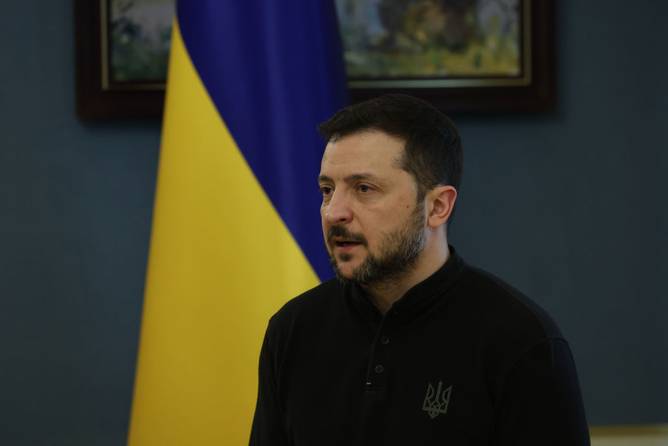 Ukrainian President Volodymyr Zelensky