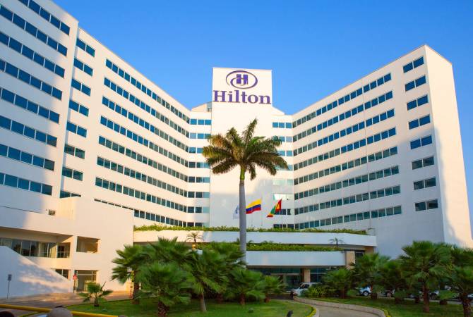 a Hilton hotel