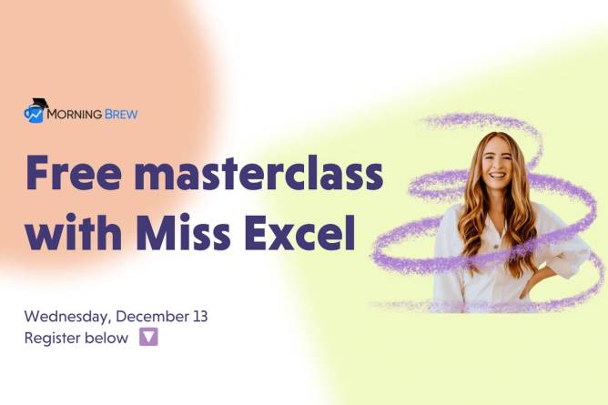 Free masterclass with Miss Excel