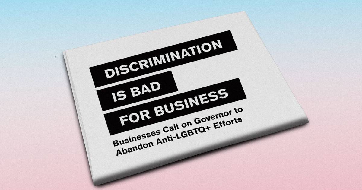 Non Inclusive Ad Examples In full-page ad, brands take stand against trans discrimination in Texas