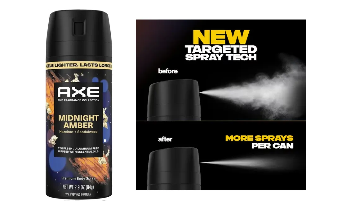 Axe body spray wants to cut through the fog