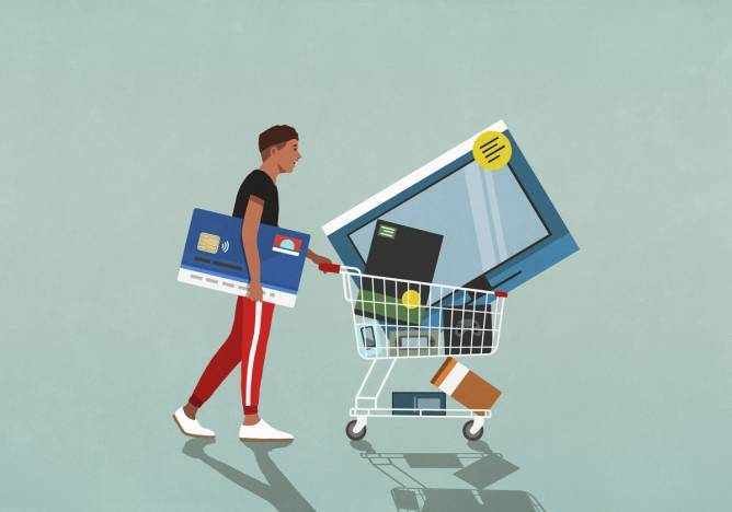 retail spending up