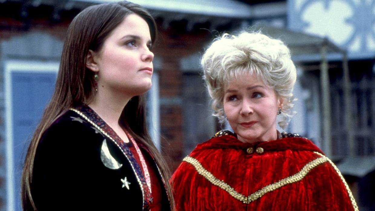 Marnie Piper and Aggie Cromwell in Disney’s Halloweentown promo.