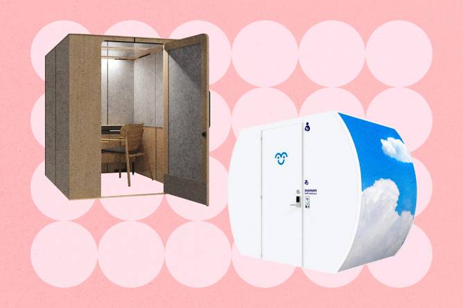 Lactation pods on patterned background