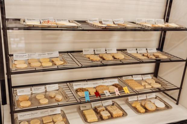 Cookie and bar display at the 2023 Minnesota State Fair