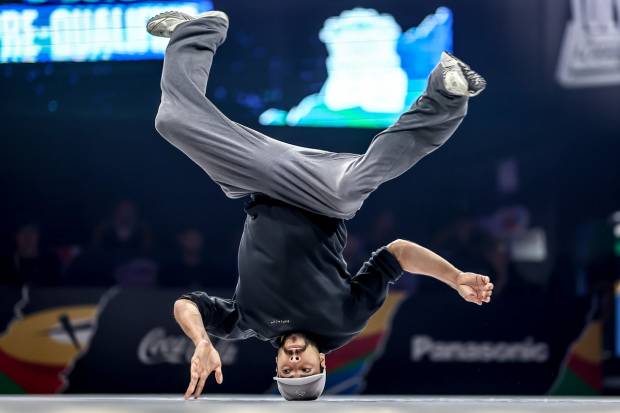 Venezuela's B-Boy Lil G competes in Olympic pre-qualifier