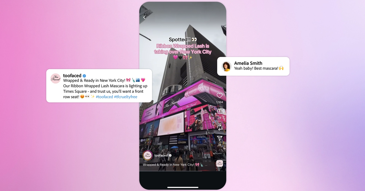 How Estee Lauder's Too Faced created its first AI ad campaign with Adobe