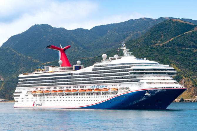 A Carnival Cruise ship