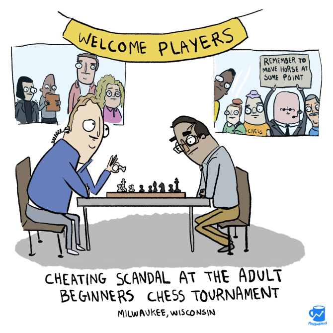 Chess cartoon