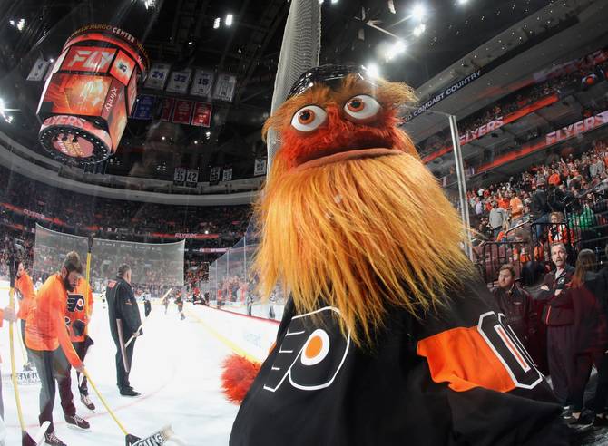 Gritty for the Philadelphia Flyers