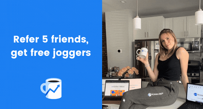 Brew reader in joggers 