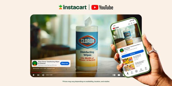 Instacart YouTube partnership