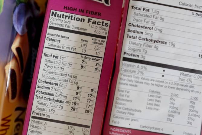 Nutritional information