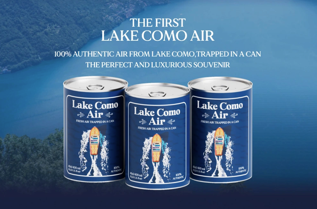 Ad for Lake Como air