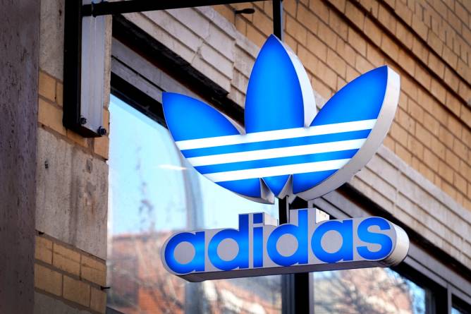 Adidas store sign