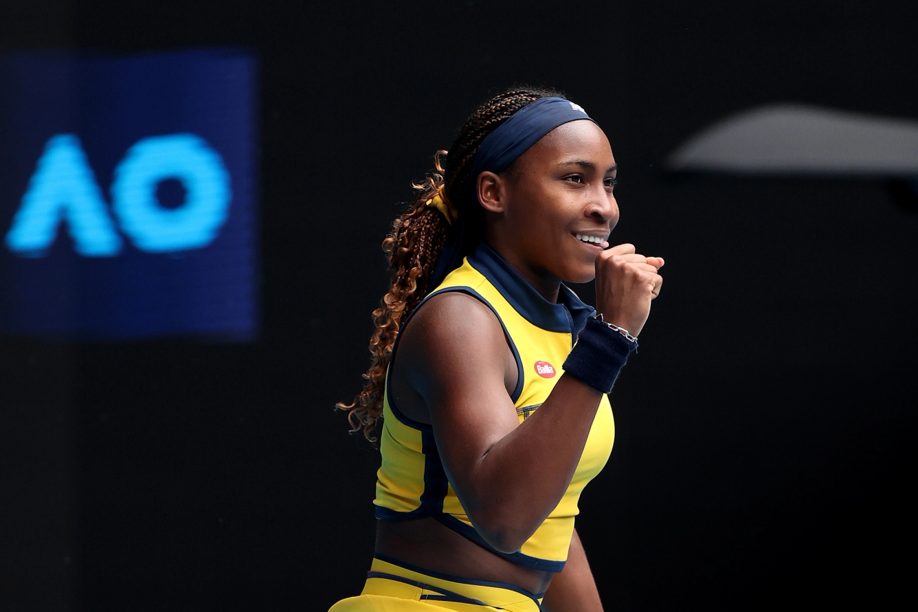 Coco Gauff at the 2024 Australian Open