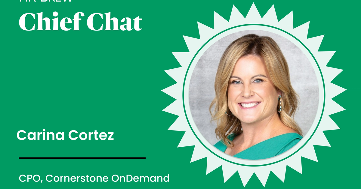 Carina Cortez, CPO at talent experience platform Cornerstone OnDemand Carina Cortez, CPO at talent experience platform Cornerstone OnDemand