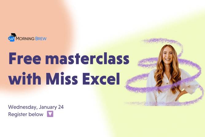 Free masterclass in Excel