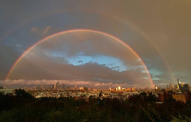 Rainbows over Manhatttan