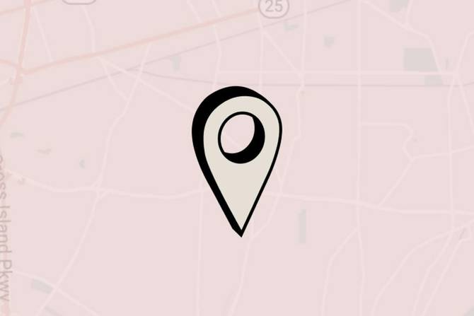 a location symbol from Scout App