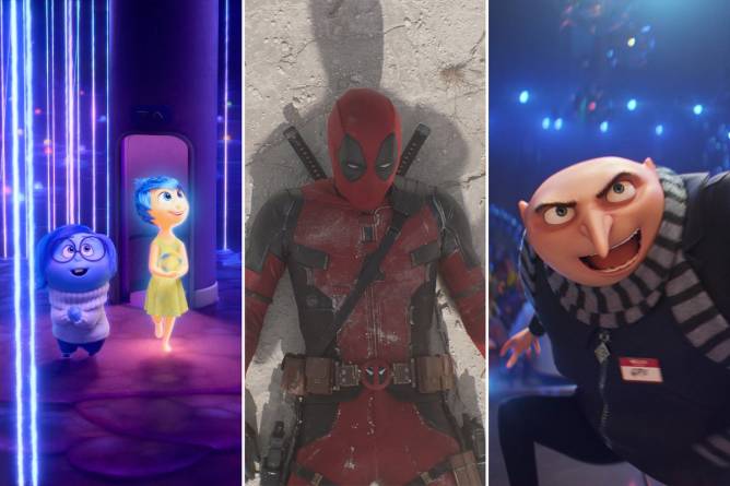 Inside Out 2, Deadpool & Wolverine, Despicable Me 4